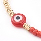 Bracelets réglables de perles tressées avec cordon en nylon BJEW-JB06023-04-2