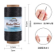 OLYCRAFT 260M Leather Thread Black 150D/0.8mm Sewing Waxed Thread Stitching Thread Cord for Leather Crafts Book Binding and Shoes Repairing YC-OC0001-01G-6