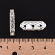 Brass with Grade A Rhinestone Bridge Spacers RB-H236-S-4