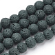 Fili di perle di roccia lavica sintetica X-G-S277-8mm-03-1