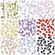 Arricraft ca. 540 Stück 9 Farben Zirkonia Cabochons ZIRC-AR0001-11-1