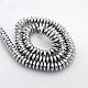 Electroplate Non-magnetic Synthetic Hematite Beads Strands G-J208H-01-2