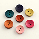 2 buche bottoni in legno tinto X-BUTT-R031-036-1