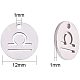 PandaHall Elite 24pcs 304 Stainless Steel 12 Constellations Zodiac Sign Pendants Charms Astrology Horoscope Charms Beads for DIY Jewelry Craft Making(Stainless Steel Color) STAS-PH0018-66P-2