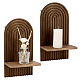 Wandregal aus Holz&nbsp;AJEW-WH0796-43B-1
