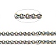 Revestimiento iónico (ip) 304 cadenas portacables con textura de acero inoxidable STAS-B040-02MC-2