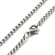 201 Edelstahl-Rechteck mit Sternbild-Anhänger-Halskette für Damen NJEW-G015-01H-4