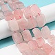 Natürlichen Rosenquarz Perlen Stränge G-G072-B05-02-2