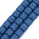 Synthetic Lava Rock Beads Strands G-S359-171H-1
