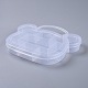 11 Compartments Bear Plastic Storage Box CON-P006-01-2