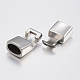 Smooth Surface 304 Stainless Steel Snap Lock Clasps STAS-I037-05-3