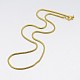 Herringbone Chain Necklace for Men NJEW-A288B-1.9-G-2