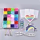 24 couleurs 2400pcs kits de perles de fusible pour enfants DIY-N002-009-1