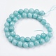 Chapelets de perles de jade naturel X-G-R166-10mm-20-2