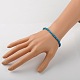 Synthetic Turquoise(Dyed) Stretch Bracelets BJEW-JB01272-01-2