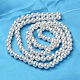 ABS Plastic Imitation Pearl Round Beads MACR-S789-12mm-01-2