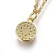 304 Stainless Steel Pendant Necklaces NJEW-L146-09-3