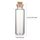 Botella de cristal frasco de vidrio para envases de abalorios X-CON-E008-60x16mm-3