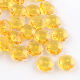 Flower Transparent Glass Beads GLAA-R160-M-2