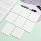 NBEADS 400 Sheets Transparent Sticky Notes Pad Memo DIY-NB0006-63-4