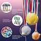 Support mural d'affichage de support de cintre de médaille de fer de thème de balle de sport ODIS-WH0021-653-4