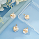 NBEADS 4 Pcs Mother's Day Pearl Charms PEAR-NB0001-82-5
