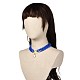 Anillo con collar colgante de perlas naturales para mujeres adolescentes NJEW-JN03712-8