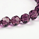 Faceted Round Imitation Austrian Crystal Glass Bead Strands G-PH0008-11-6mm-1