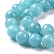 Chapelets de perles rondes en jade de Mashan naturelle X-G-D263-6mm-XS28-3