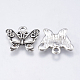 Tibetan Style Butterfly Pendant Rhinestone Settings X-LF0553Y-2