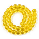 Chapelets de perles en verre transparente   GLAA-T032-T10mm-11-2