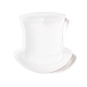 Moldes de silicona para colgante de sombrero de copa de disfraz DIY-K054-02-2