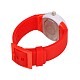 Kinder 304 Edelstahl Silikon Quarz Armbanduhren WACH-N016-08-4