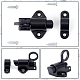 GORGECRAFT 2Pcs Door Bolt Aluminum Alloy Automatic Latch Lock with 8Pcs Screws Self Closing Security Slide Window Gate Spring Latch Bolt for Gates Courtyard Shed Door Cabinet Toilet Bathrooms AJEW-GF0004-87B-4