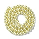 Eco-Friendly Dyed Glass Pearl Round Beads Strands HY-A008-6mm-RB012-3
