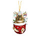 Gatto in ornamenti di calze di Natale WG35874-01-1