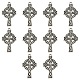 10 Stück Legierungsanhänger im irischen tibetischen Stil PALLOY-YW0001-30-1