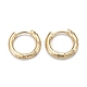Sparkling Cubic Zirconia Huggie Hoop Earrings for Girl Women EJEW-H126-15G-1