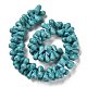 Synthetic Howlite Beads Strands TURQ-F018-07A-2