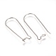 304 Stainless Steel Hoop Earrings Findings Kidney Ear Wires STAS-L216-22A-P-2