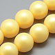 Perles surlignées en acrylique peintes à la bombe X-ACRP-Q026-25mm-06-1