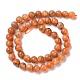 Natürliche orange Calcit Perlen Stränge G-E576-74D-4