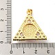 Colgantes reales de latón chapado en oro de 18k KK-L209-007G-09-3