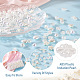 Biyun 500 pièces 10 perles d'imitation en plastique ABS de style KY-BY0001-02-7