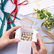 Fashewelry 30 компл. 3 цвета в форме стула романтическая свадебная коробка конфет CON-FW0001-01-5