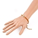 Bracelets de perles de nylon tressés réglables BJEW-JB05548-02-4