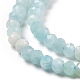 Chapelets de perles en amazonite naturelle G-E194-02B-4