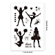 PH PandaHall Cheerleading Clear Stamps for Card Making DIY-WH0448-0094-2