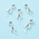 925 Sterling Silver Ice Pick Pinch Bails STER-Z001-122S-03-2