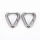 Треугольные серьги-кольца для женщин EJEW-N016-007-NR-1